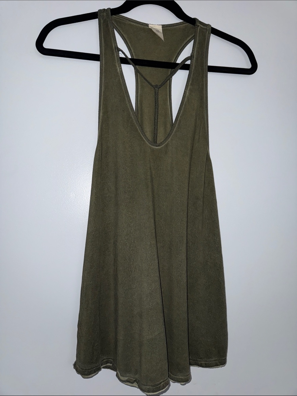 Olive Green Racerback Tank Top